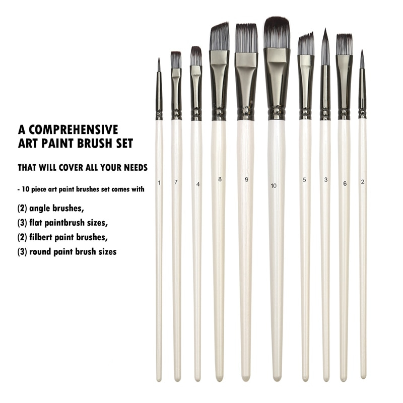 Paint Brushes Set for Art