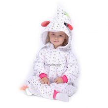 Girls Clothes Kids Gold Horn Unicorn Pajamas Kigurumi Cartoon Animal Pink Licorne Onesie Sleepers Boy Halloween Costume Jumpsuit