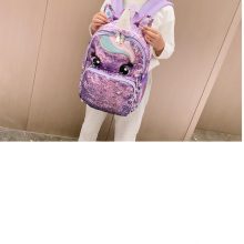 Unicorn Sequins Children's Backpack Kids School Bags for Teenage Girls Backpack Cartoon Cute Backpacks Large Mochila Infantil